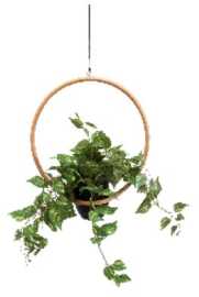 Artikelbild 2 des Artikels “Tari Hängepflanzgefäß, aus Rattanholz, 52 cm hoch. “